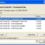Tax Lien Software Pop-up