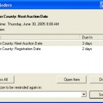 Tax Lien Software Reminder